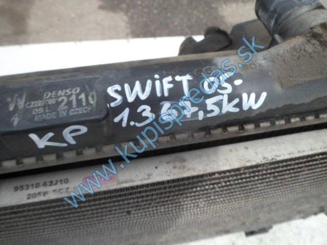 komplet chladiče na suzuki swift 1,3i, ventilátor, 